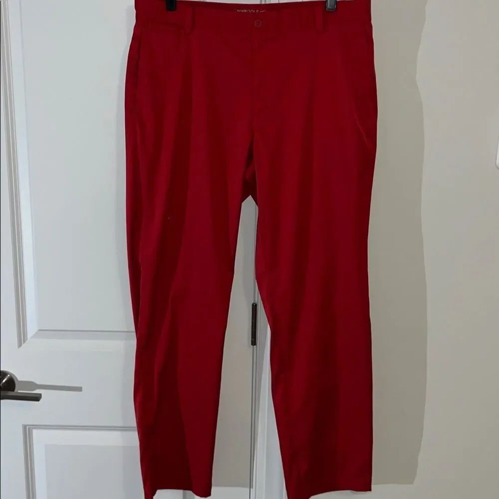 Sunday Nike Tour Performance Flat front Golf Trousers Pants 34 x 30 V Cut Cuff